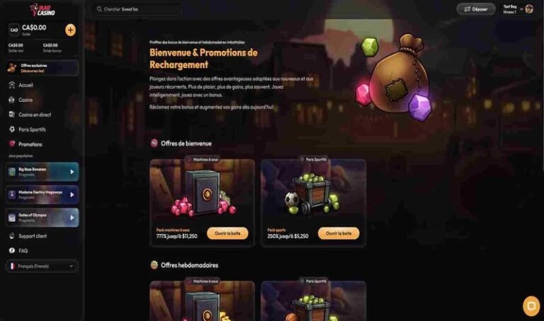 Decouvrez les meilleures promotions et bonus de MadCasino en ligne en 2024